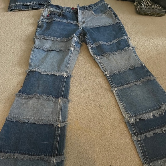 Zana-di Patchwork Jeans Rare - Picture 3 of 7